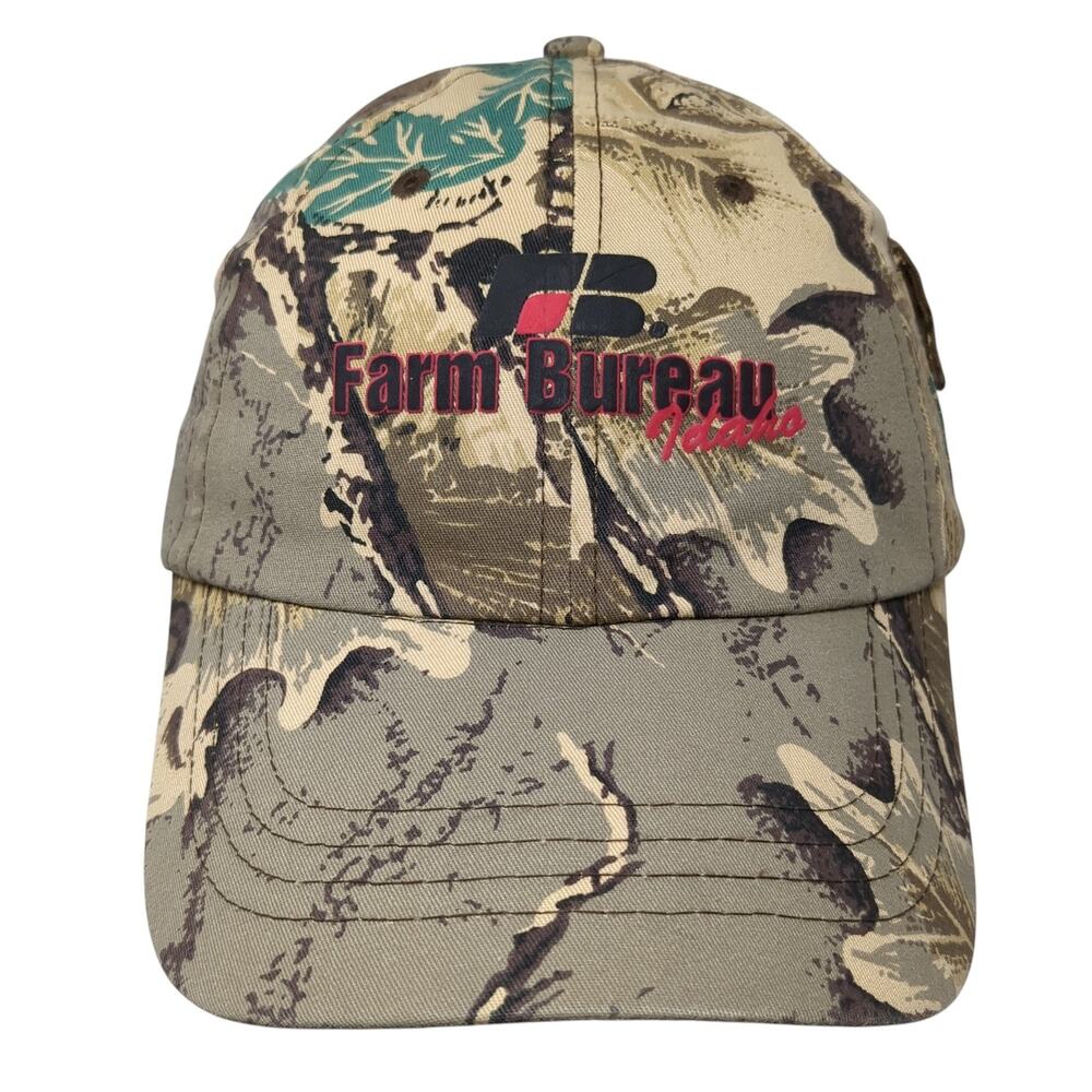 Farm Bureau Idaho Baseball Cap Multicolor OS Adjustable Camouflage Vitronic